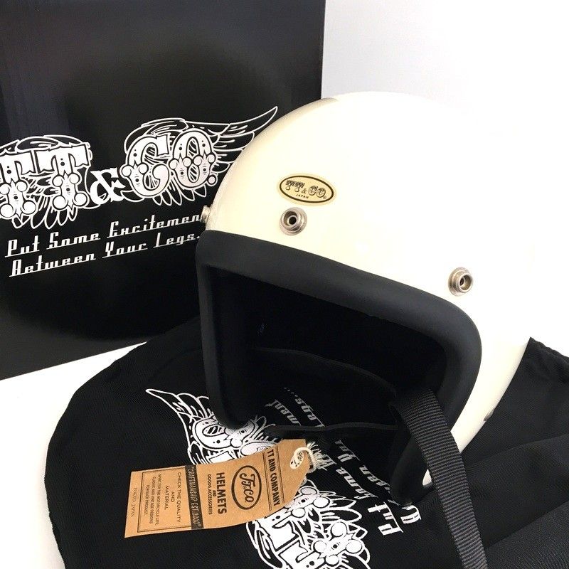 TT&CO 500-TX ジェット ヘルメット 除菌消臭済 S/M アイボリー オートバイ ツーリング ライディング バイカー バイク用品  トゥーカッター ◇TA1978 - メルカリ