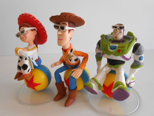 ♯Iva28FZトイ・ストーリー3Dフィギュアコレクション5種TOYSTORY♂TAKARATOMYARTS♀300円〓012705_c-