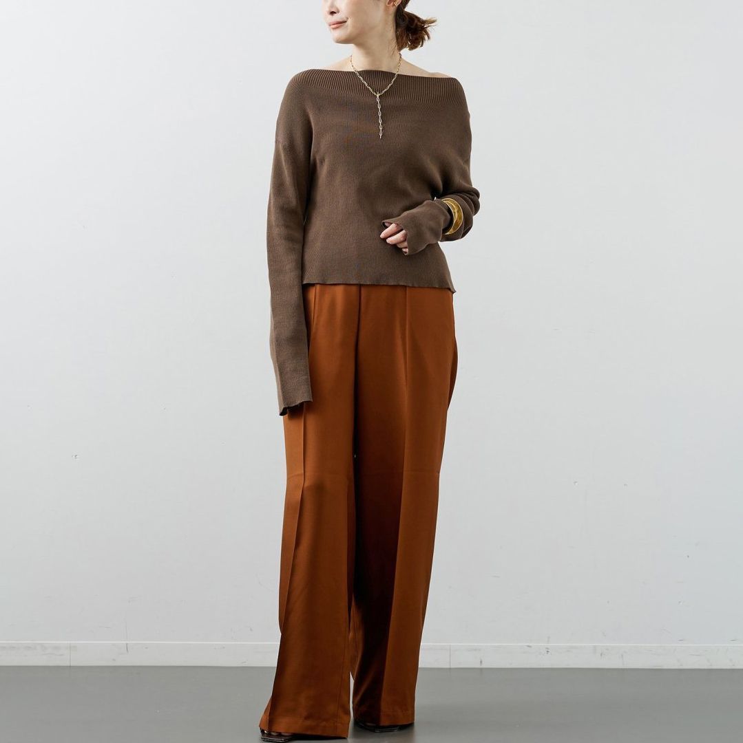 【極美品✨】Deuxieme Classe off shoulderプルオーバー off shoulder プルオーバー（ニット/セーター）｜Deuxieme