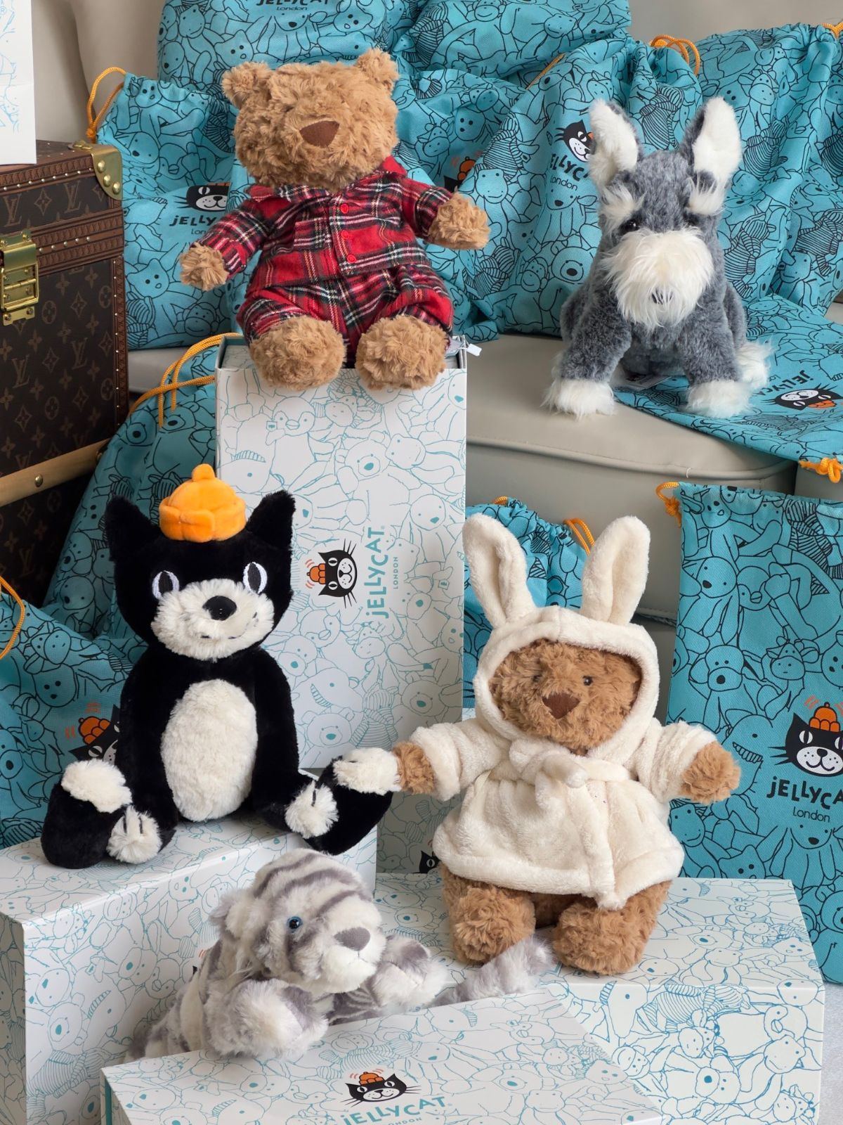 新作 JELLY CAT ジェリーキャット ぬいぐるみ バケロ熊 小熊さん  