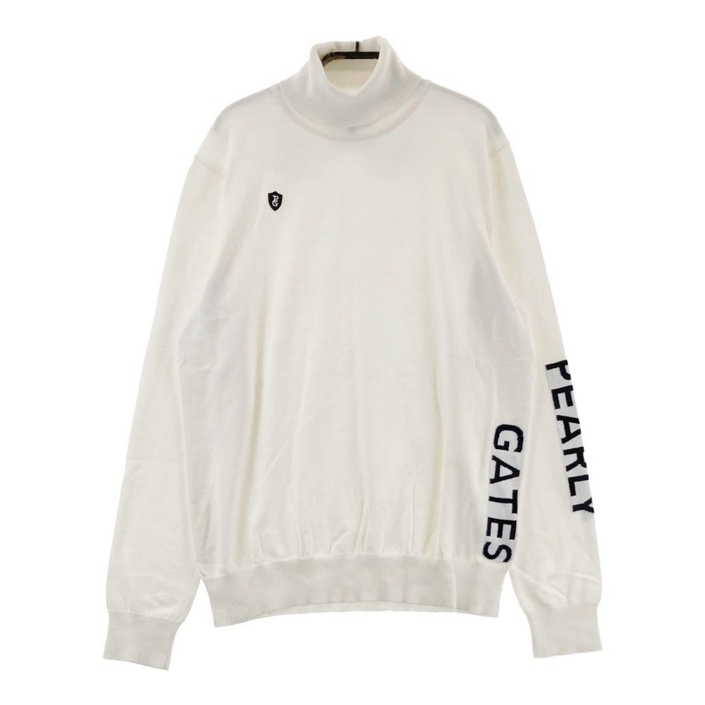 サイズ：2 PEARLY GATES パーリーゲイツ  タートルネックニットセーター  ホワイト系 [240101311245] ゴルフウェア レディース ストスト