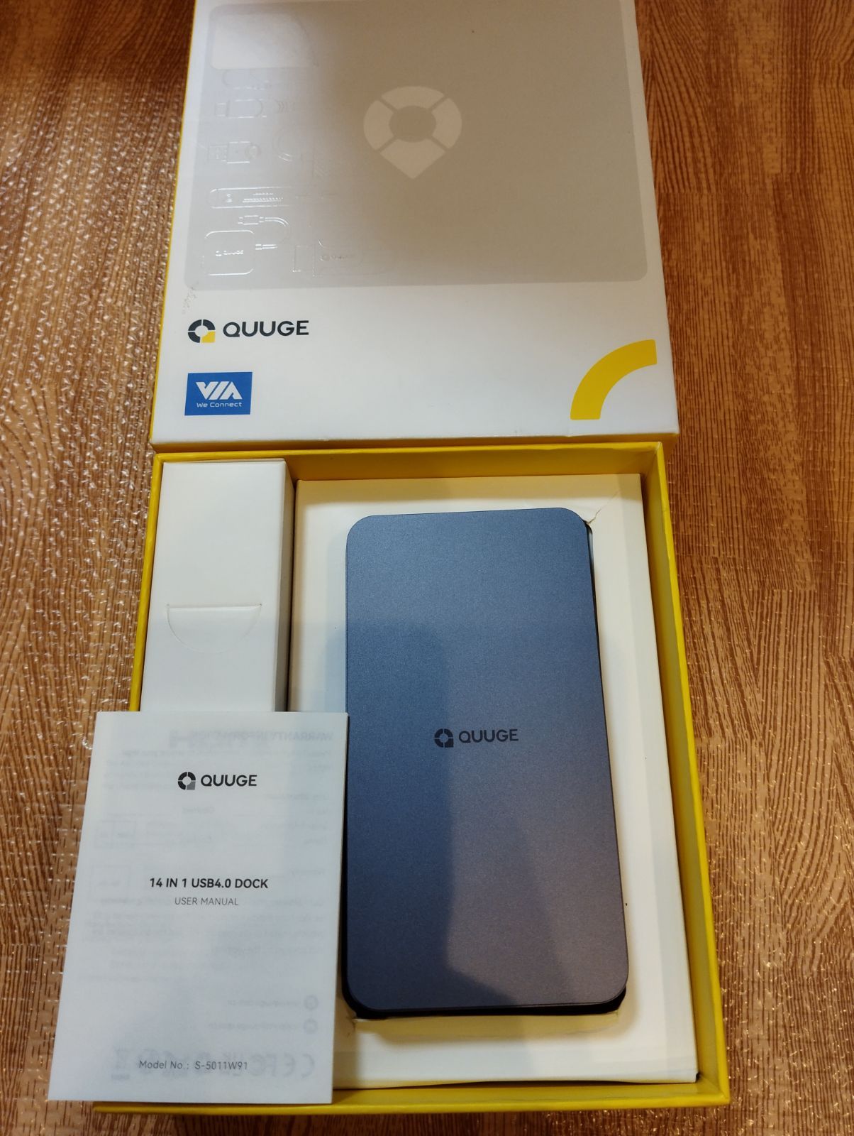 QUUGE 14in1 Thunderbolt対応 ドック MST機能 8K出力 USB4 Dock