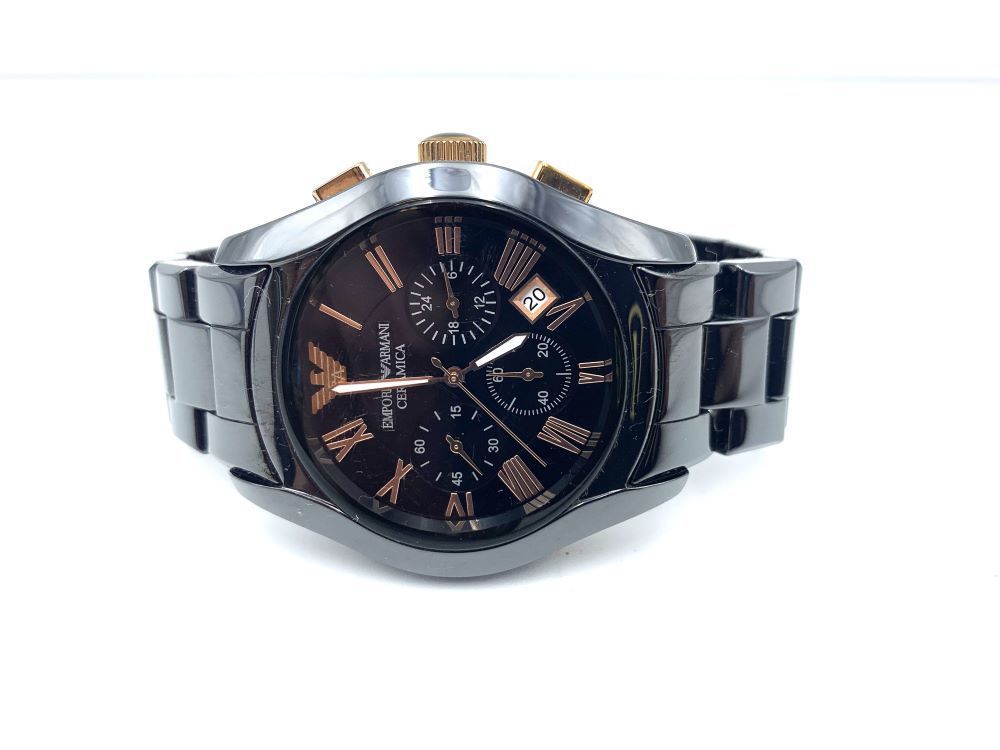 EMPORIO ARMANI エンポリオアルマーニ メンズ 腕時計 クロノ
