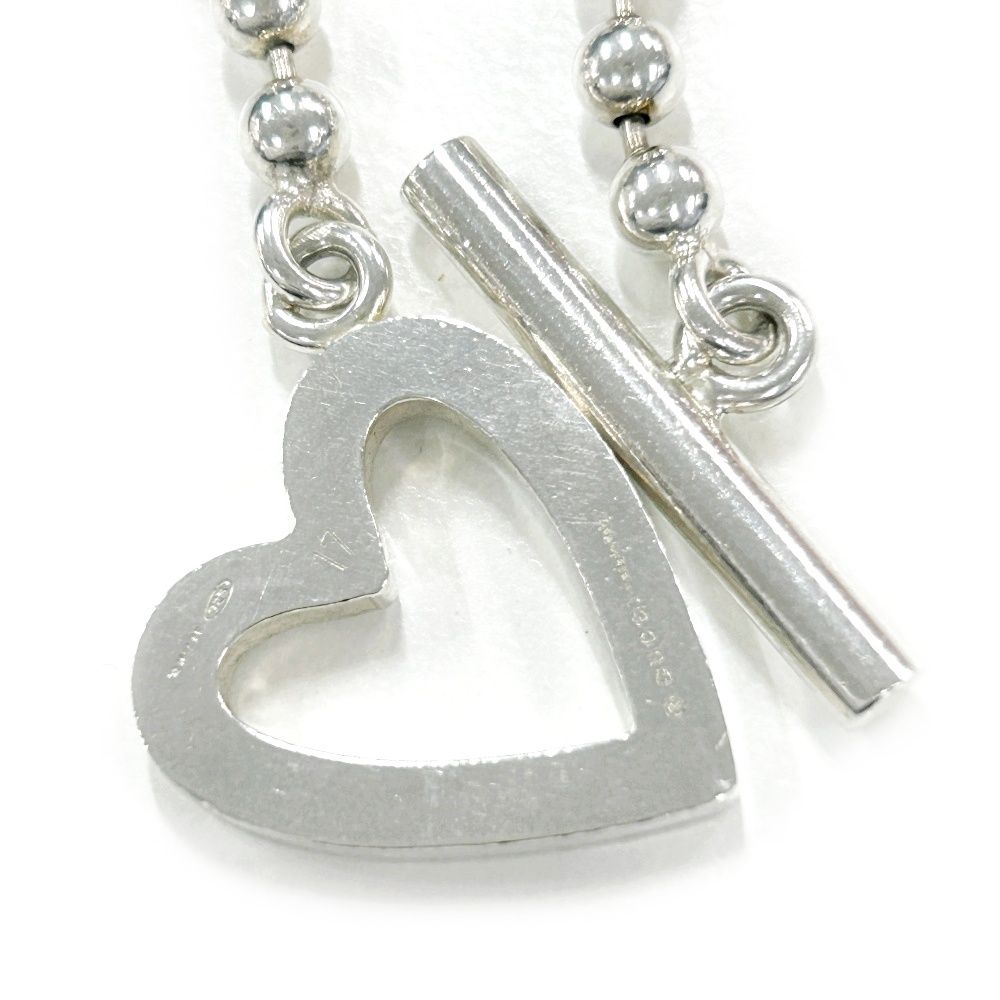 中古】GUCCI グッチ シルバー ハート トグル ボールチェーン