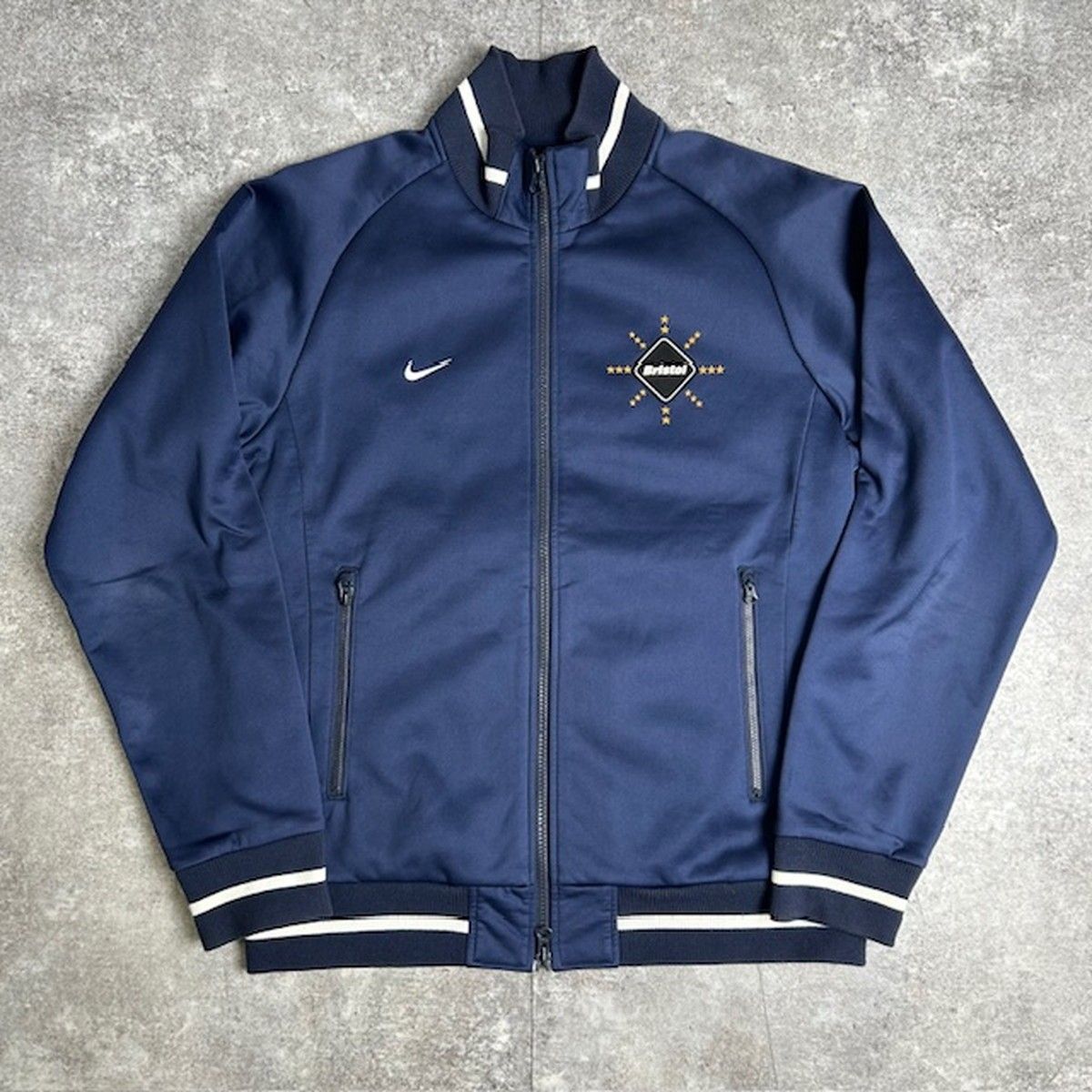 Nike Bristhar FC ジップアップジャケット ネイビー NIKE ナイキ F.C.Real Bristol × NIKE セットアップ