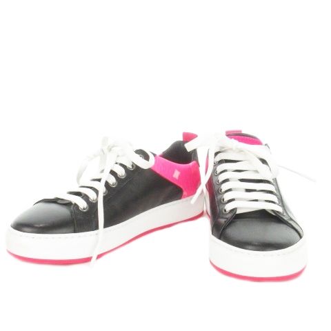 エムシーエム MCM 靴 シューズ スニーカー ロゴ プリント 配色 レース  