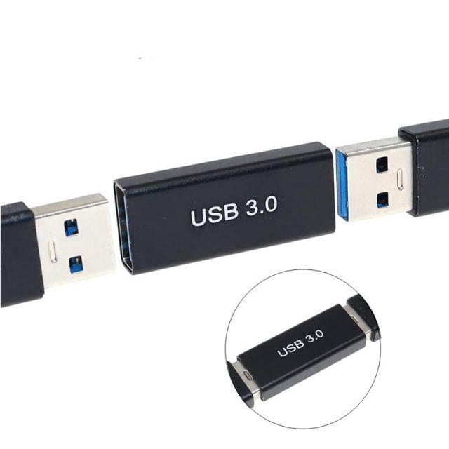 USB3.0 変換 アダプタ 2個セット メス メス 延長 中継 コネクタ  延長アダプタ  Aタイプ 5Gbps 高速データ転送