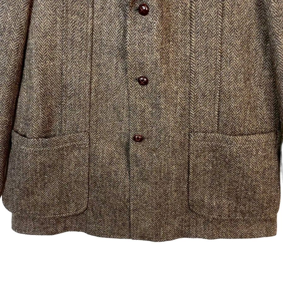Eddie Bauer Harristweed ウール テーラードジャケット L 中古・古着通販】Eddie Bauer (エディーバウアー) Harris Tweed