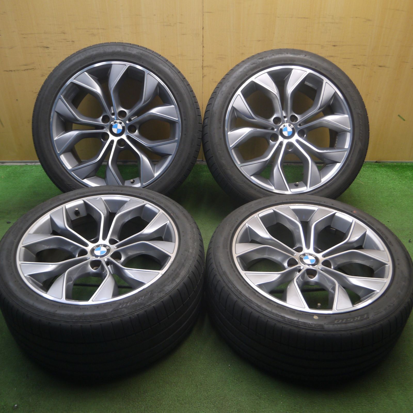 *送料無料* 4本価格！22年BMW X3 F25 純正 OP 245/45R19 275/40R19 ファルケン アゼニス FK510 19インチ PCD120/5H4020907Hノ