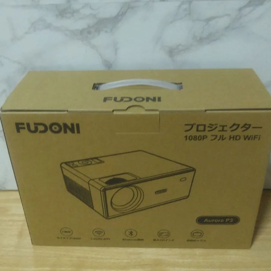 FUDONI Aurora P3 ムービープロジェクター WiFi - メルカリ