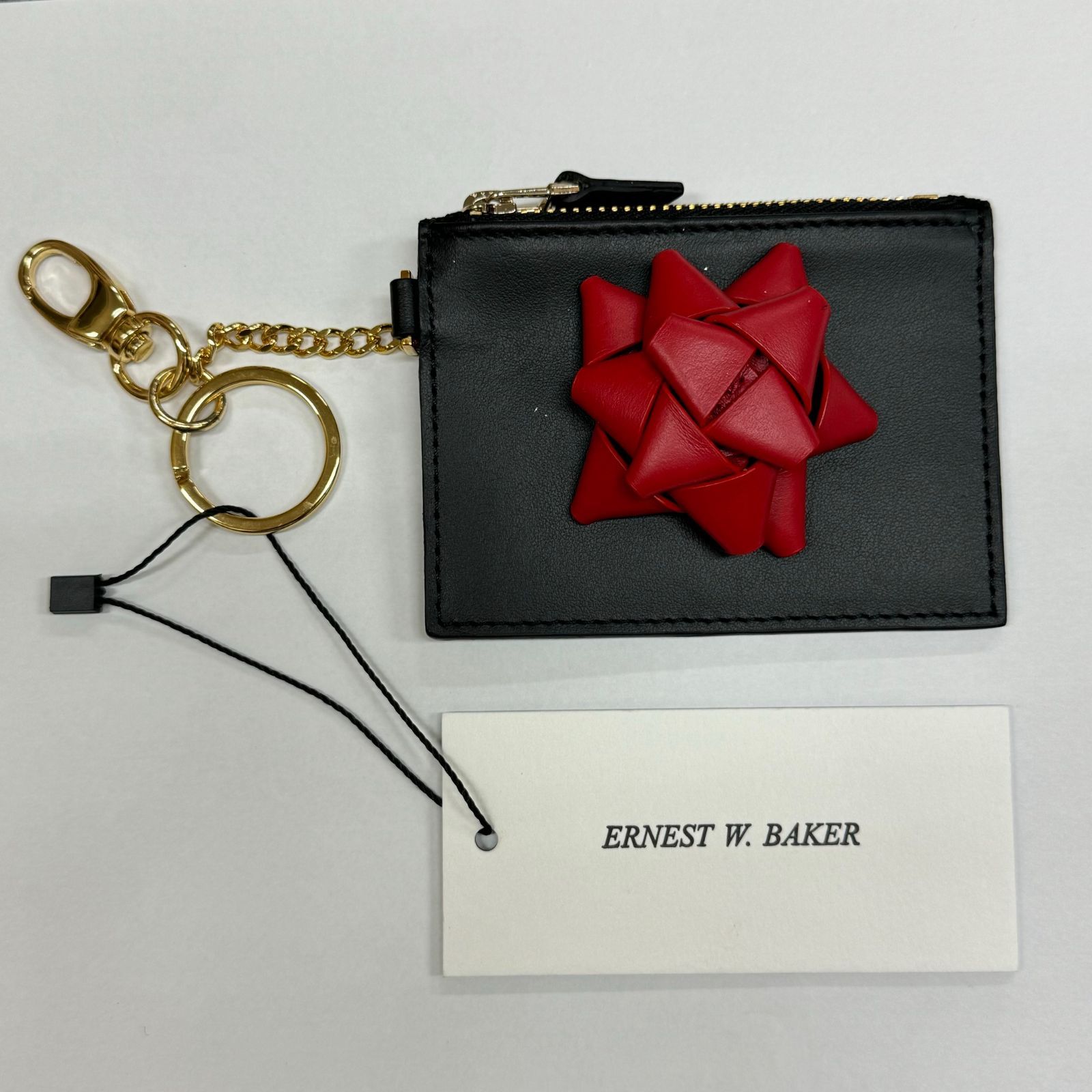 新品 ERNEST W. BAKER PRESENT COIN POUCH プレゼントコインポーチ ケース アーネストダブルベイカー AC27.  ブラック O/S 45620A5 - メルカリ