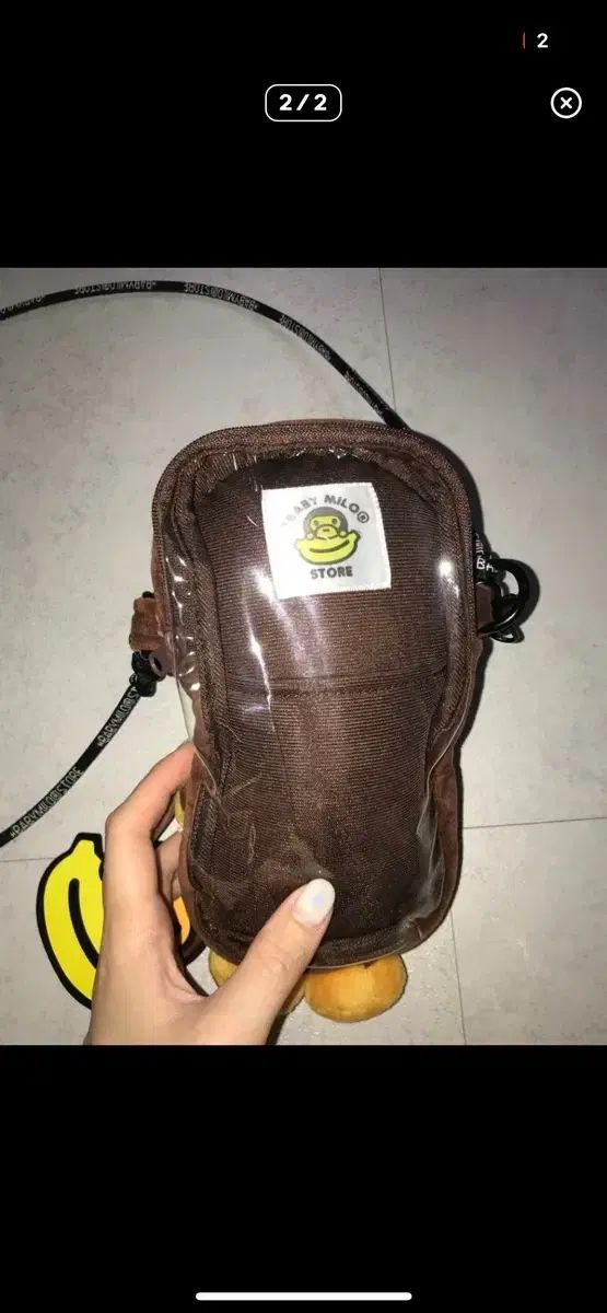 A BATHING APE アベイシングエイプ ベイビー マイロ ぬいぐるみ ミニ クロスバック