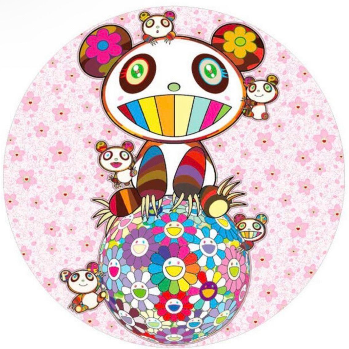 村上隆 サクラとパンダ ED300 zingaro kaikaikiki カイカイキキ ポスター アート 美術品