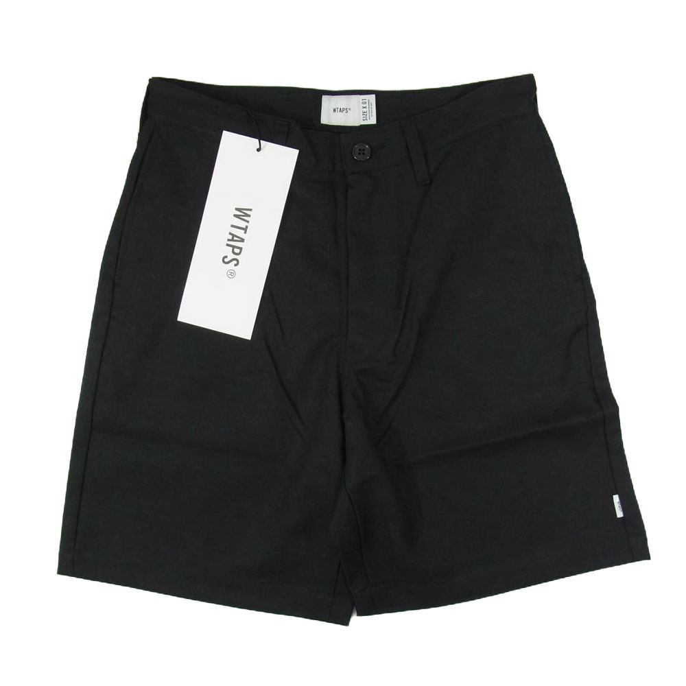 WTAPS ダブルタップス 22SS 221TQDT-PTM04 KHAKI SHORTS POLY TWILL ハーフ ショート パンツ ショーツ ブラック ブラック系 X01 新古品