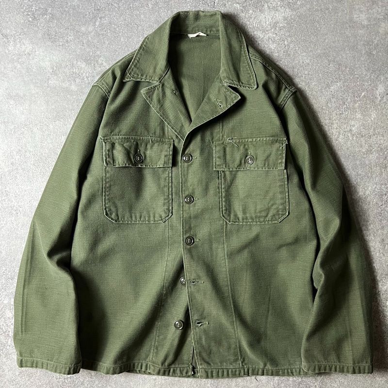 T*i様 [special vintage] 60s 米軍実物 ma-1 D型 トップス 60s 米軍実物 US ARMY コットン サテン ユーティリティ