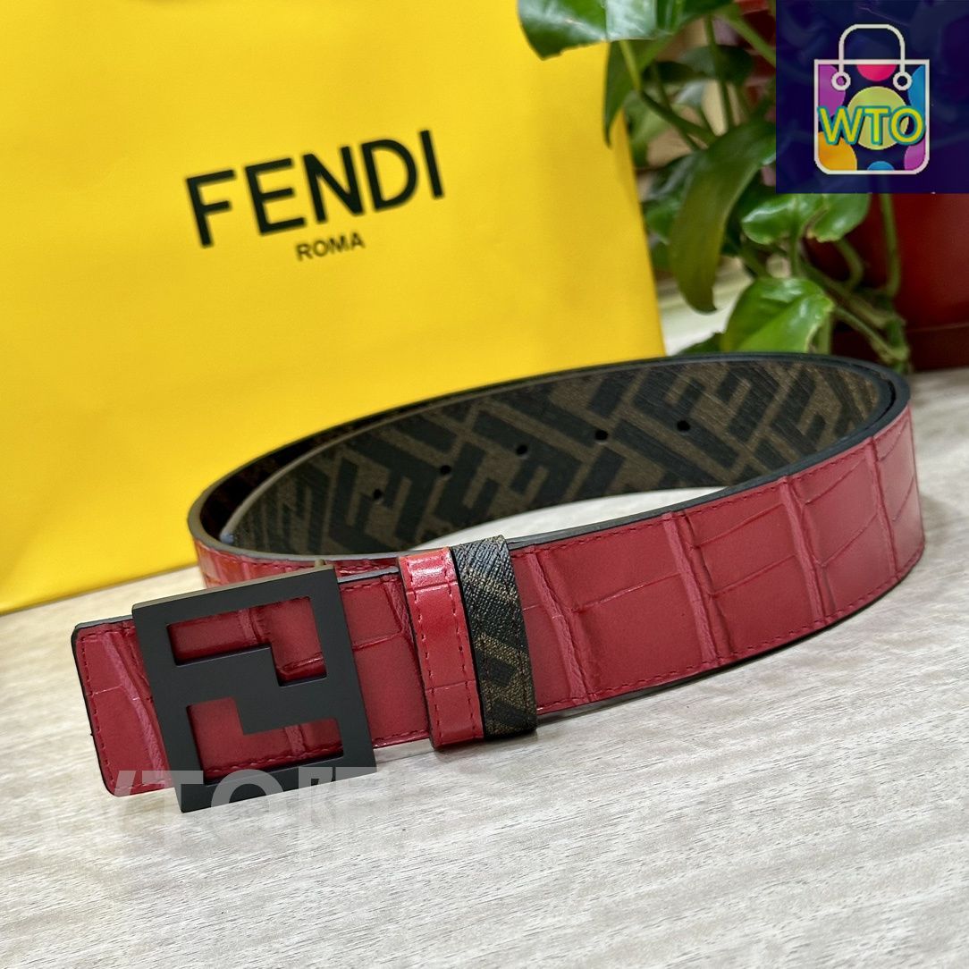 FENDIカジュアルベルト フェンディ FENDI メンズ ベルト 小物 ロゴ リバーシブル着用可