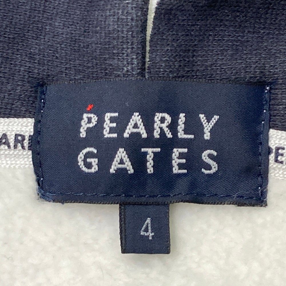 サイズ：4 PEARLY GATES パーリーゲイツ 裏起毛スウェット