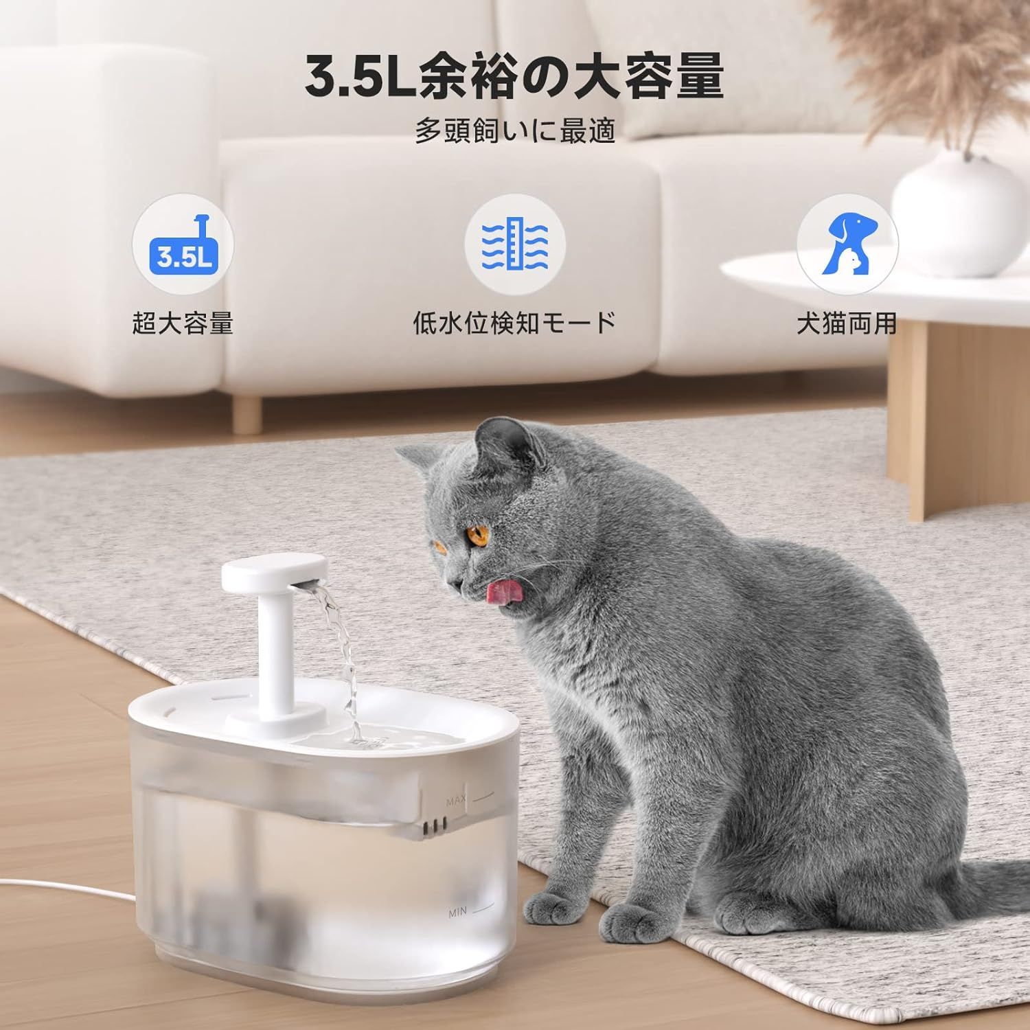 自動猫トイレ 餌やり機 水飲み機 エルスペット 楽しい