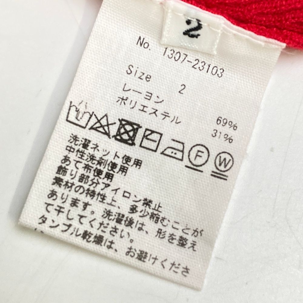 【新品未使用】CPGゴルフ ニットワンピースレディース【サイズ2（M）】 サイズ：2 CPG GOLF シーピージーゴルフ 半袖 ニット ワンピース