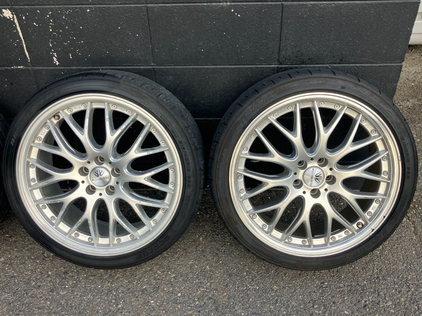 18インチ ロクサーニ アルミホイール 1本の金額です ※バラ売り不可 ロクサーニ 18インチ ホイール 5穴 7.5J pcd100 114.3 マルチ