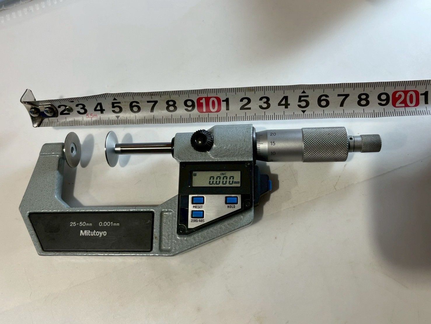 Mitutoyo ミツトヨ 三豊 歯厚マイクロメータ デジタル GMA-50DM NO,323