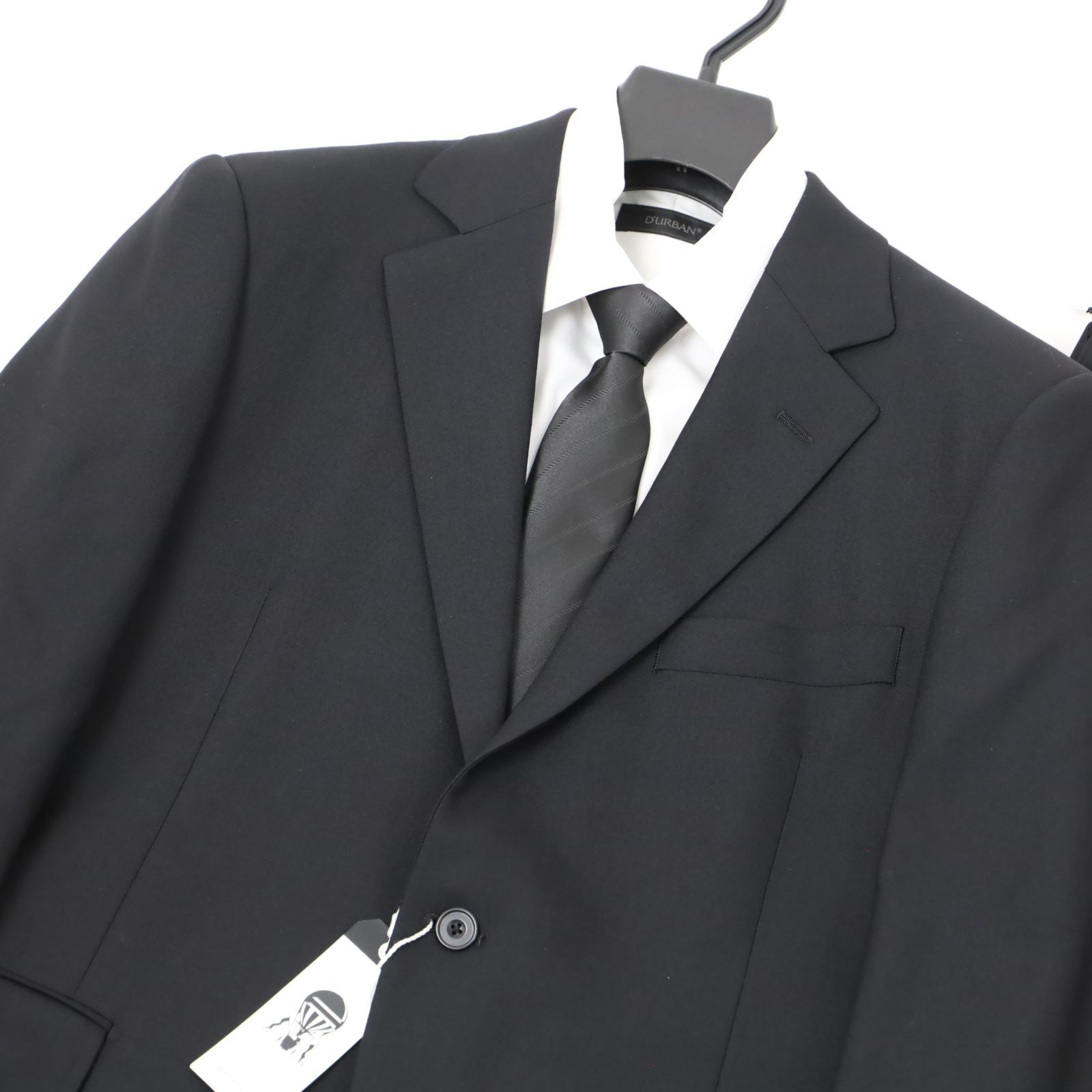 ◆ 五大陸 DORMEUI EXEL 礼服 フォーマル スーツ gotairiku ドーメル ウール ブラックスーツ 冠婚葬祭 AB5 -642