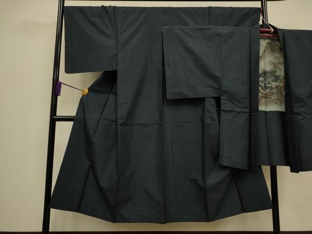 平和屋着物男性　本場大島紬　アンサンブル　80亀甲　正絹　逸品　CAAN2466th