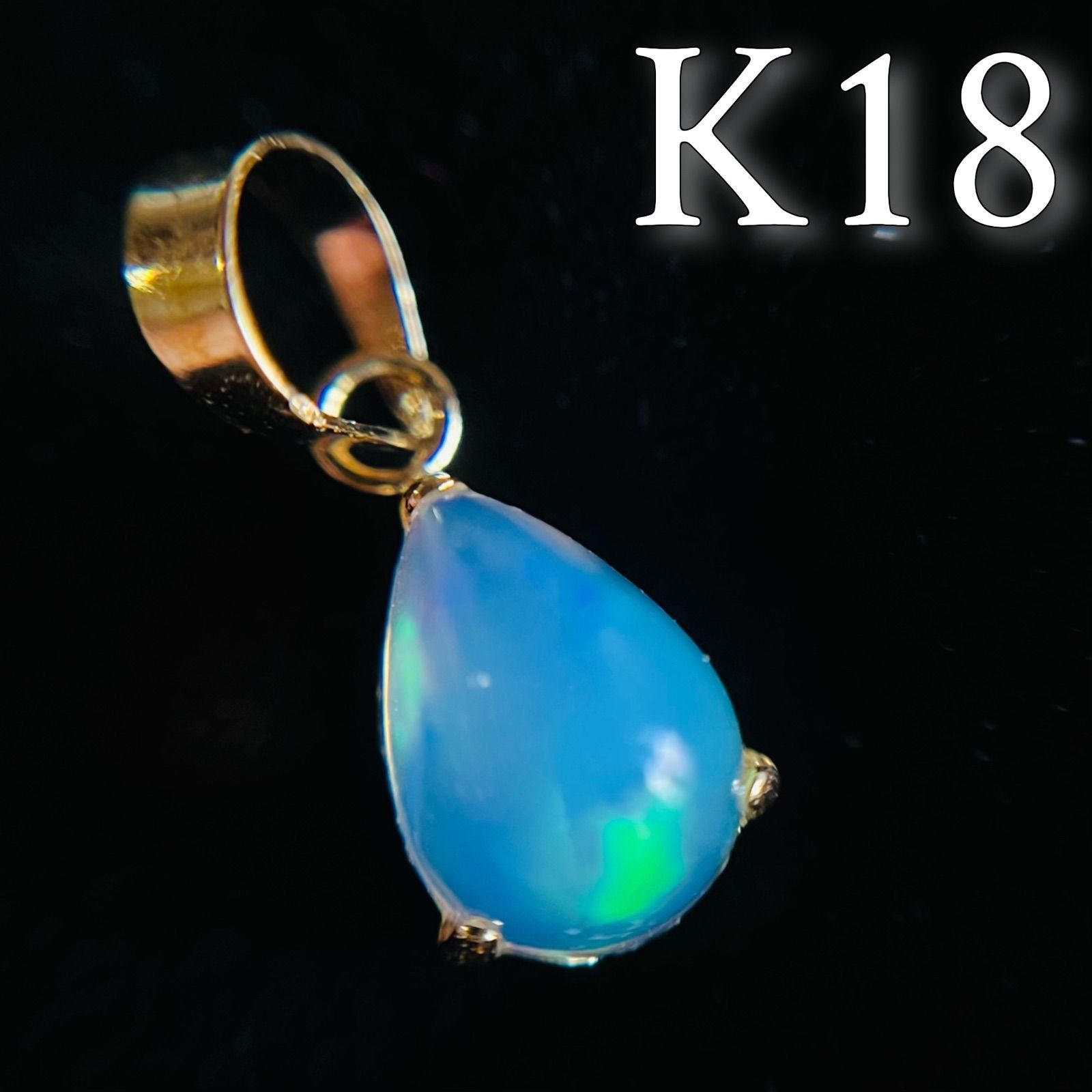 K18オパールチャーム オパールチャーム K18 イヤリング・ノンホールピアス bee crown