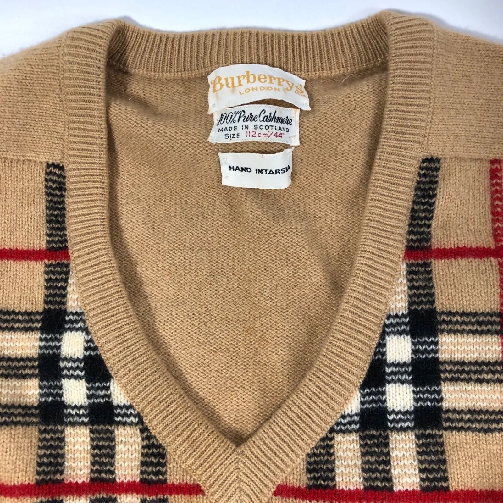 A0926-25-8 BURBERRY バーバリー ノバチェック カシミヤ