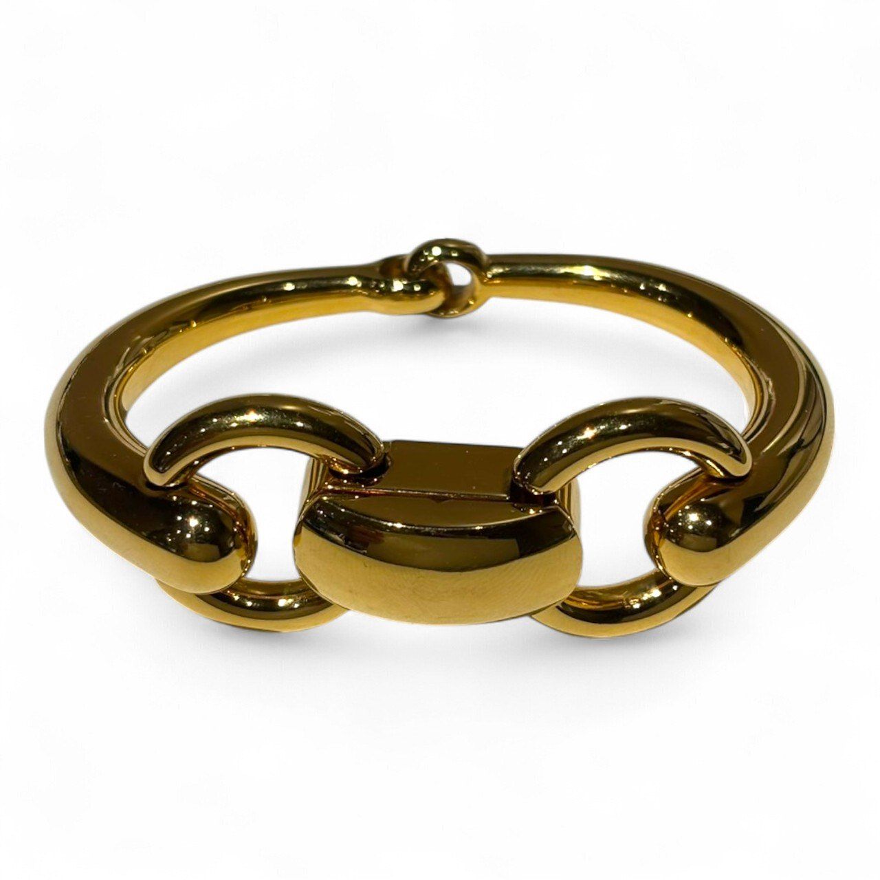 GUCCI オールドグッチ トムフォード期 ホースビット バングル ゴールド GUCCI - GUCCI (グッチ) OLD/Vintage トムフォード期 ホース