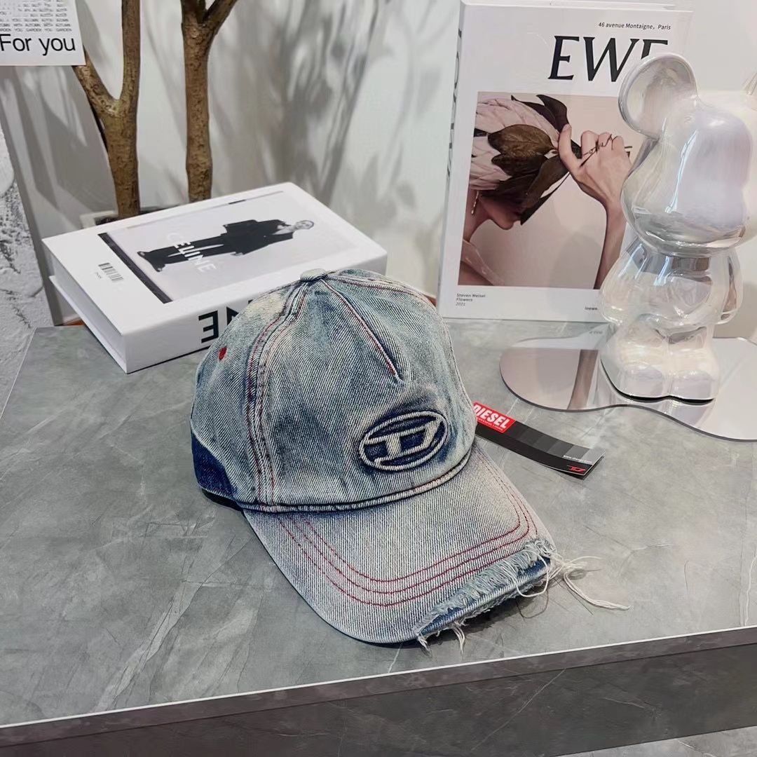 新品 DIESEL ディーゼル デニム キャップ 帽子 ベースボールキャップ Cap - メルカリ