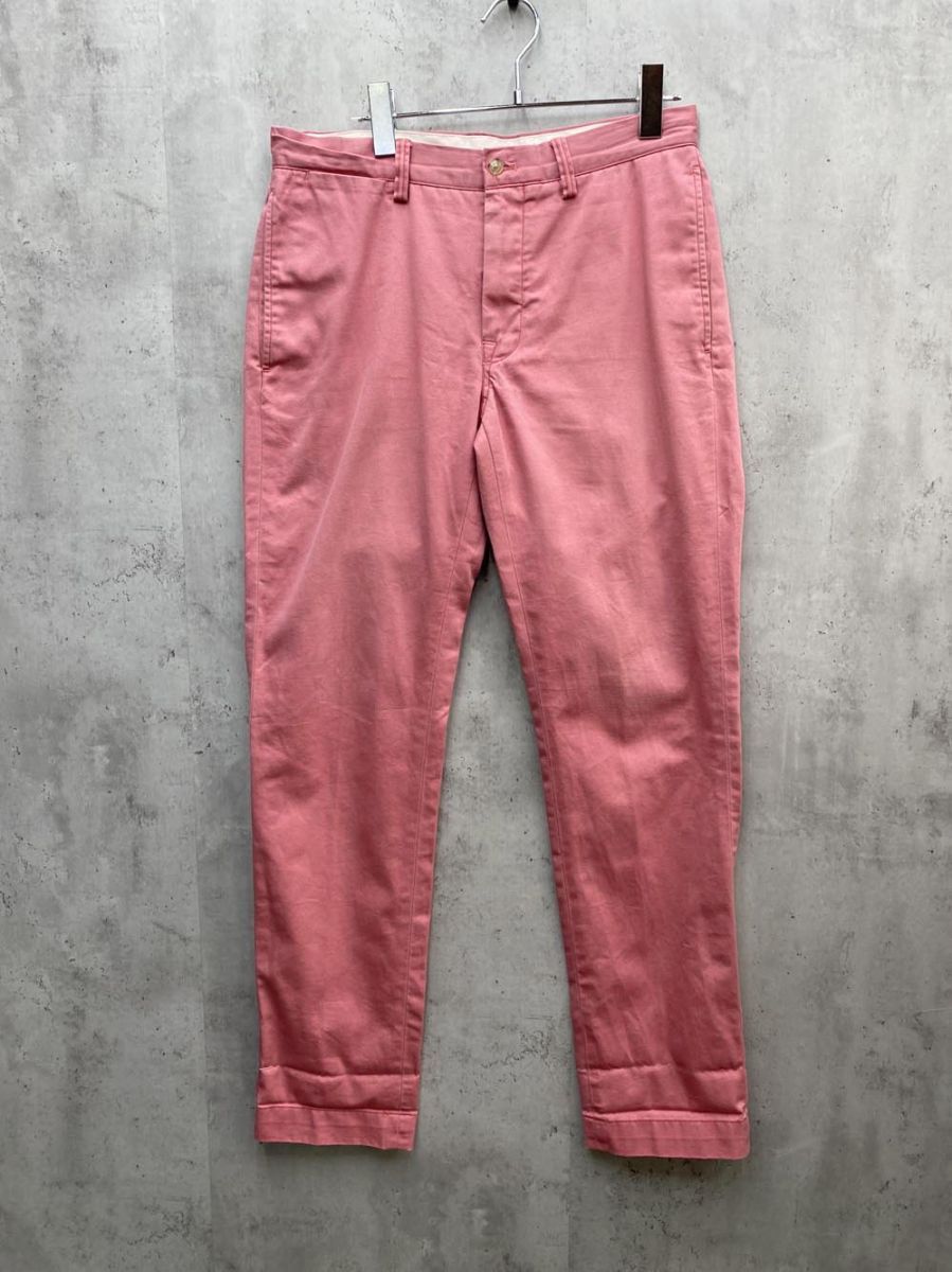 POLO RALPH LAUREN ポロ ラルフローレン RN41381 ワイド デニムパンツ size30|32|ピンク ◎メンズ