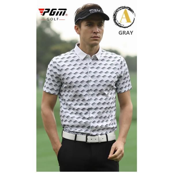 PXG ゴルフ メンズ 半袖 ポロシャツ ゴルフウェア人気夏 PXGゴルフ メンズ 半袖 アウトドア 通気性 吸汗速乾 黒と白 楽天