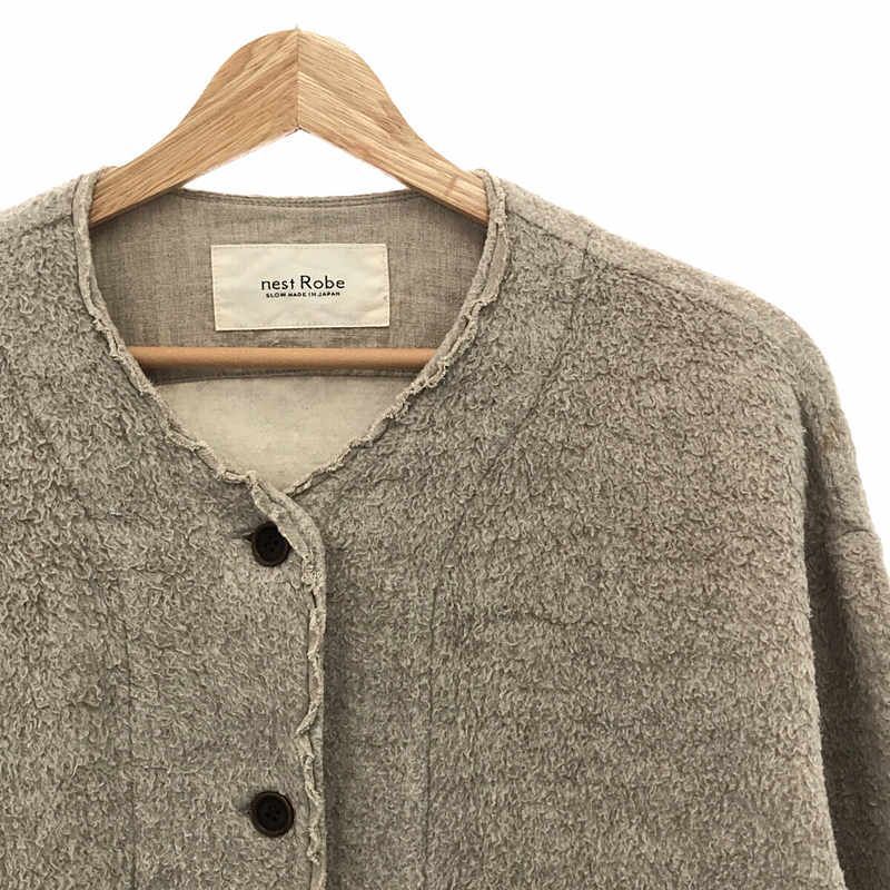 nest robe / ネストローブ | コットンヤクナッピング ノーカラー