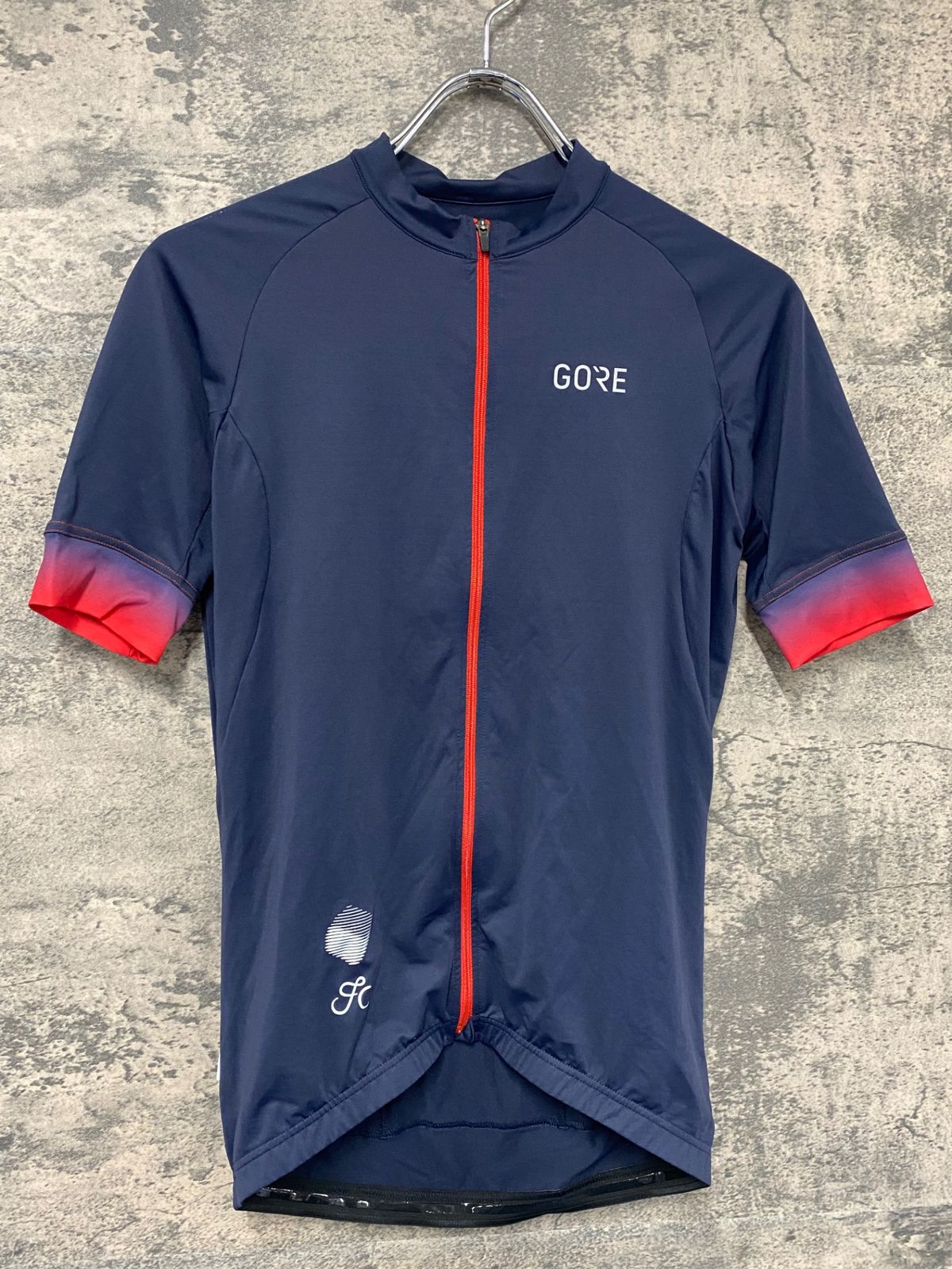 JD014 ゴアバイクウェア GORE BIKE WEAR ファビアン・カンチェラーラ 半袖 サイクルジャージ M 紺