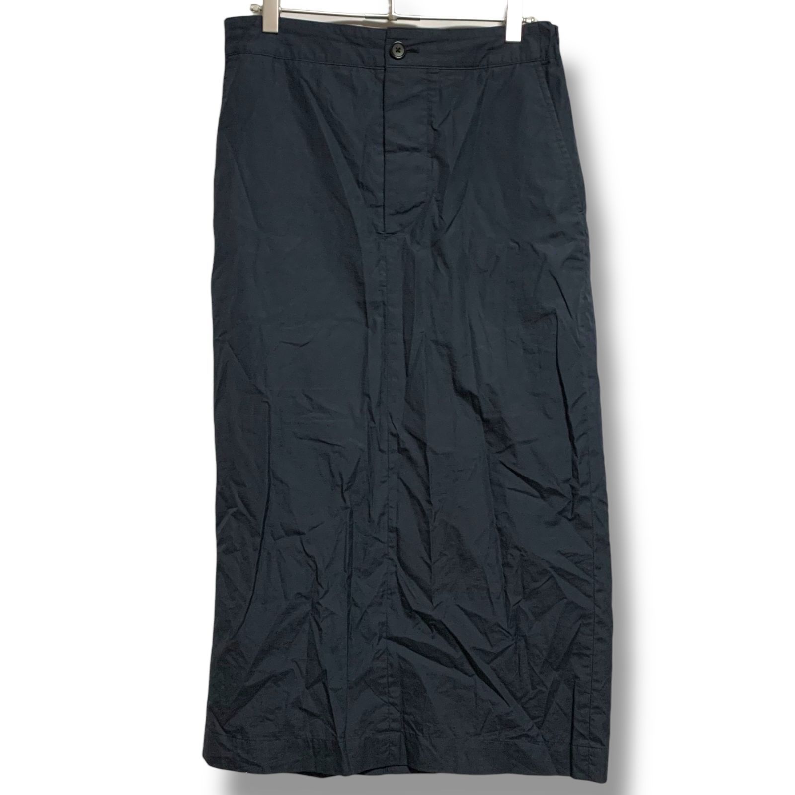 MARGARET HOWELL マーガレットハウエル ブラック ロングスカート タイトスカート II Mサイズ相当 上質素材 レディース シンプル エレガント カジュアル Mサイズ相当 大人 きれいめ おしゃれ 578-2132010 001135H