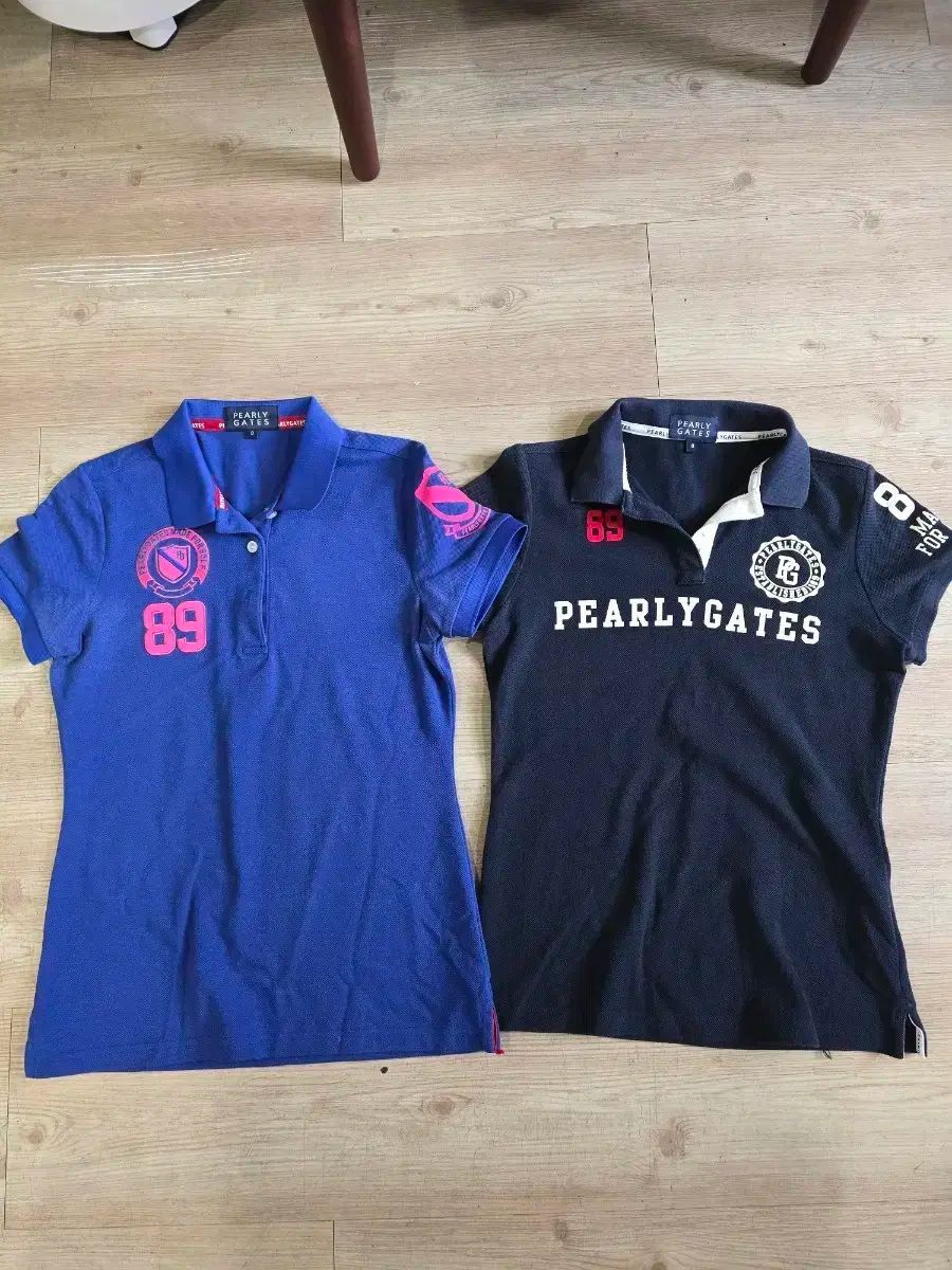 PEARLY GATES デニム風ゴルフシャツ 上下セット 笑ったら