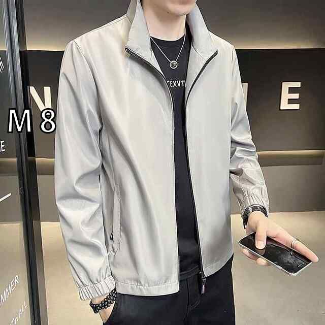 [M 8 ]メンズ 服 シンプル ファッション オシャレ 大人 かっこいい 大きいサイズ ストリート 紳士服 ジャケット スタンドカラー カジュアル ジャケット ゆったり 快適 ファッション トップス