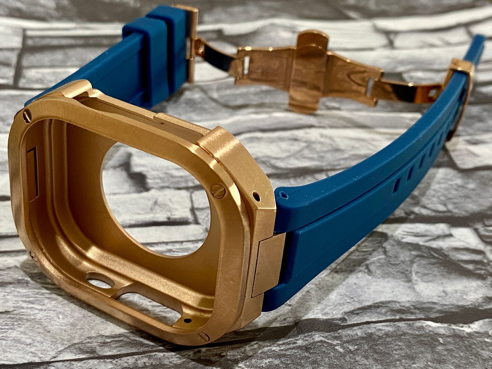 アップルウォッチバンド ラバーベルト カバー ステンレス Apple Watch ケース 49mm ウルトラ ultra スポーツ メンズ レディース09