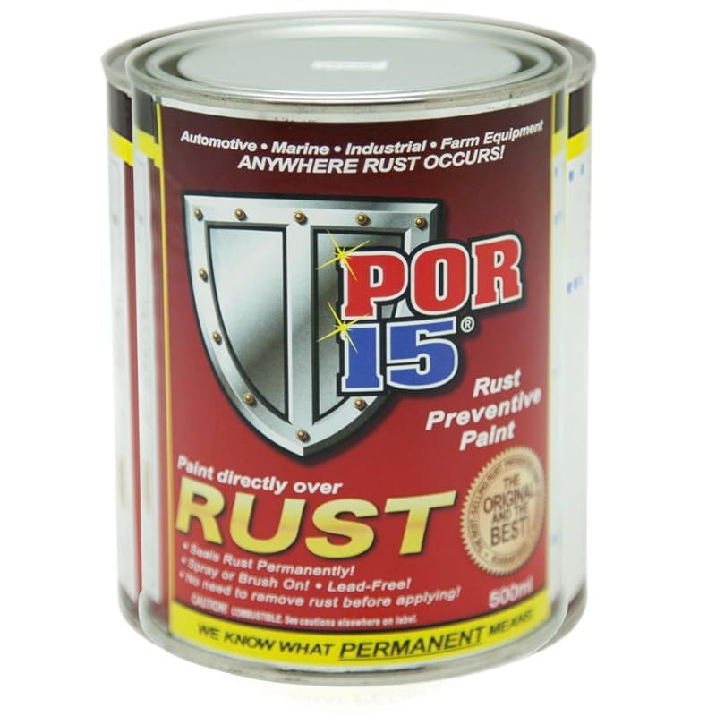 【新品】 POR-15(ピーオーアール15) Rust Preventive Paint クリアー 500ml ペイント 0