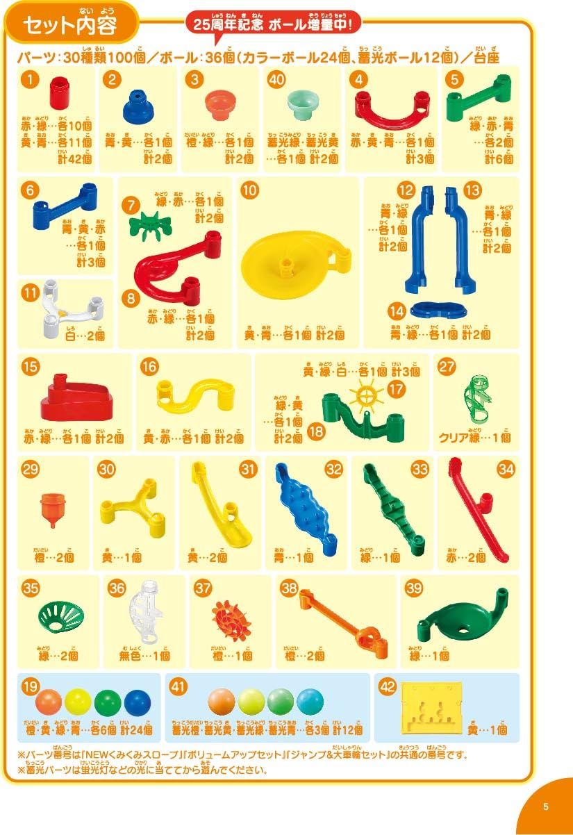くもん出版 NEW くみくみスロープたっぷり100 25周年限定ボール増量