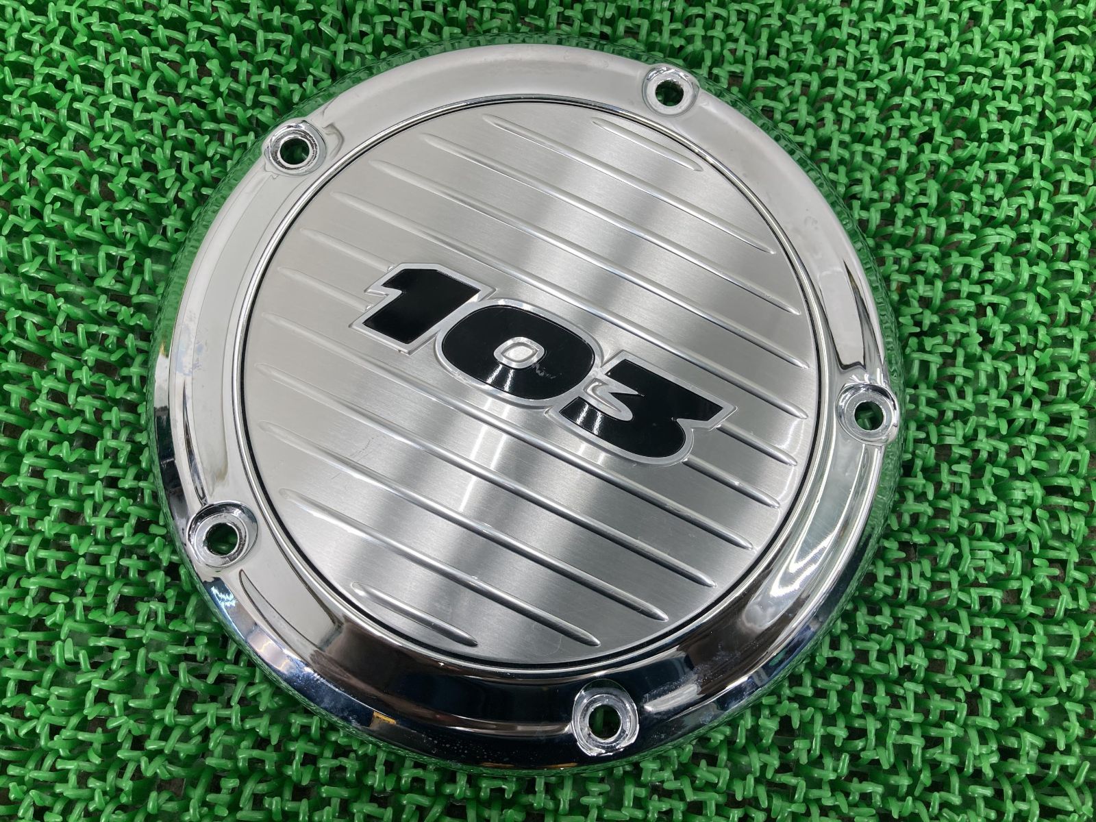 FLTRX エンジンカバー 60872-11 ハーレー 純正 中古 バイク 部品 ダービーカバー ロードグライド TC103 コンディション良好 割れ欠け無し