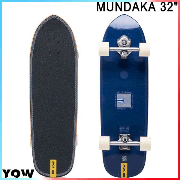 即出荷 YOW/ヤウ SKATE MUNDAKA 32inc サーフスケート ロングスケートボード ロングボード スケボー オフトレ @超メルカリ市