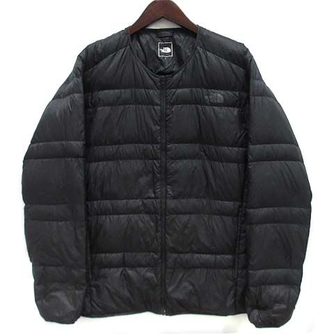 ザノースフェイス THE NORTH FACE ノーカラー インナー ダウンジャケット GTX パフ マグネ トリクライメイト ジャケット NP62162 ブラック 黒 L