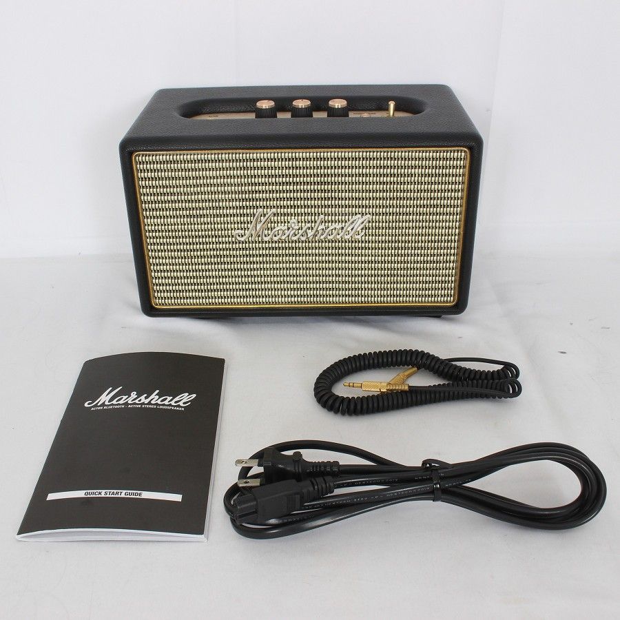 Marshall Acton ブラック Bluetooth対応 スピーカー マーシャル アクトン 本体