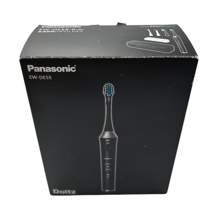 ♥品 panasonic パナソニック 音波電動歯ブラシ ドルツ EW-DE55-K ハブラシ デンタルケア 充電式 家電 歯磨き Ｗ４