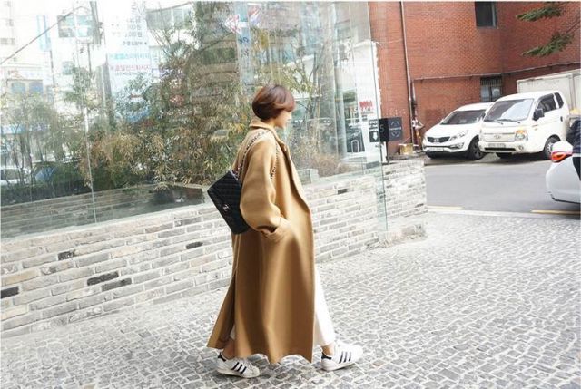 オーバーサイズ ロング チェスターコート アウター コート ロング丈