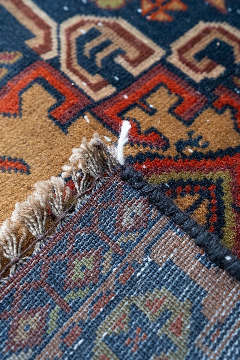 180 x 82cm トライバルラグ アフガンラグ バルーチ 手織り 絨毯