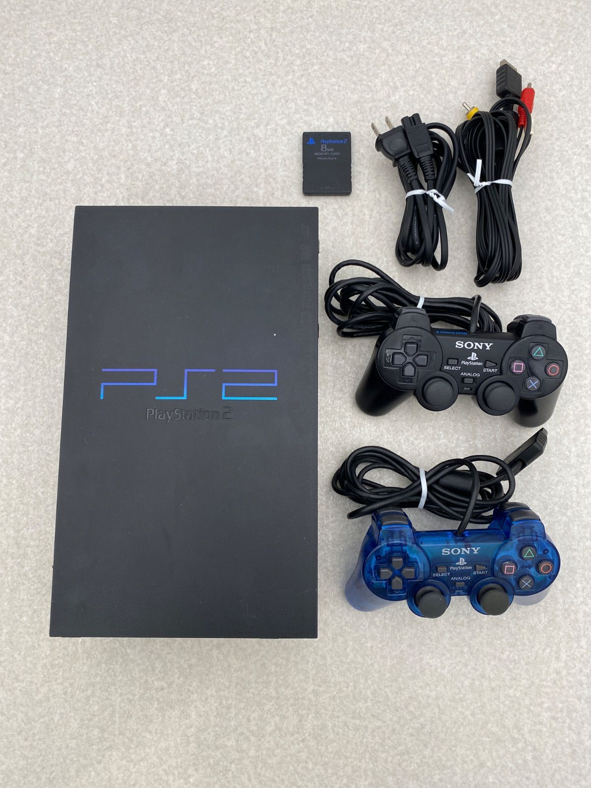PlayStation 2 (SCPH-18000) 本体 コントローラー2点 動作品 - メルカリ