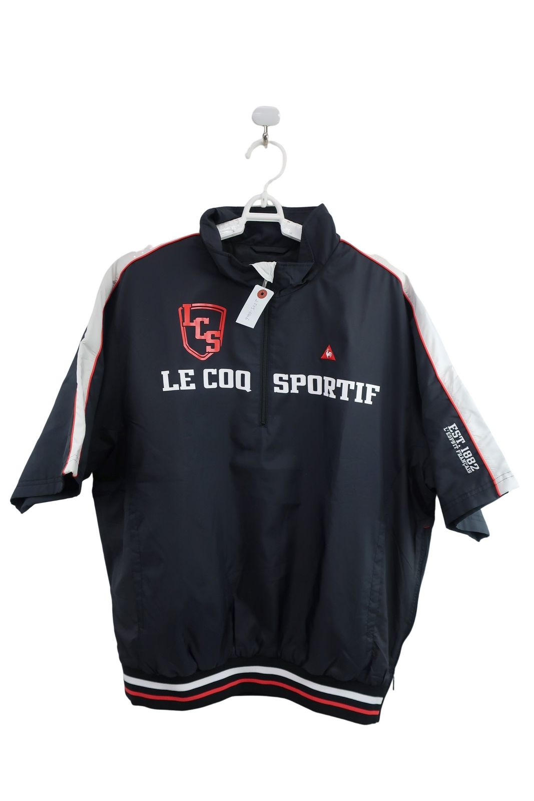 未使用品 ルコック le coq sportif ゴルフウェア ポロシャツ 半袖 ネイビー M ✨lecoq✨ルコック✨M✨ゴルフウェア✨未使用品✨ワンピース✨